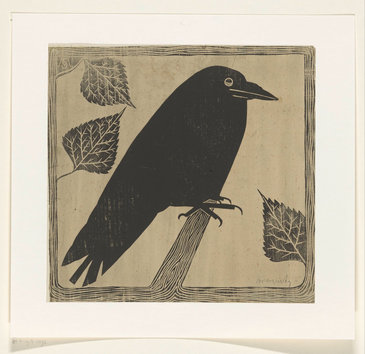 Karga by Samuel Jessurun de Mesquita (signed by artist)