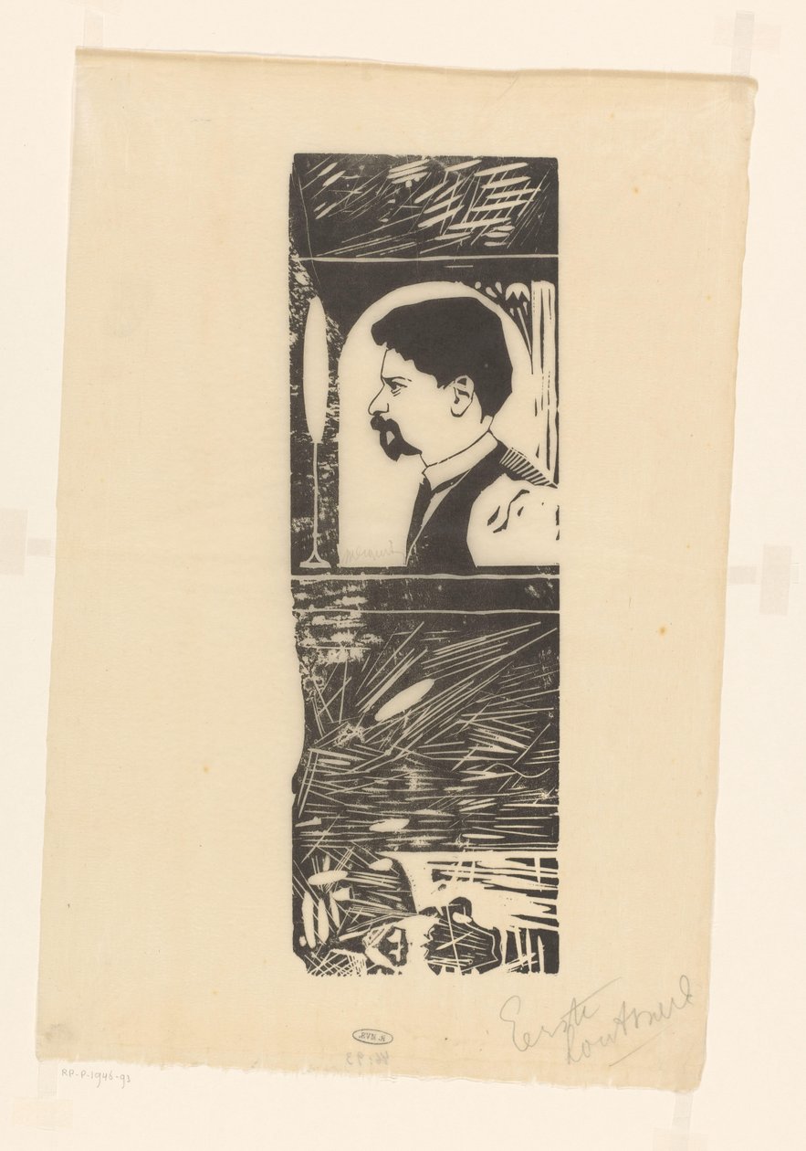 kendi portre by Samuel Jessurun de Mesquita (signed by artist)