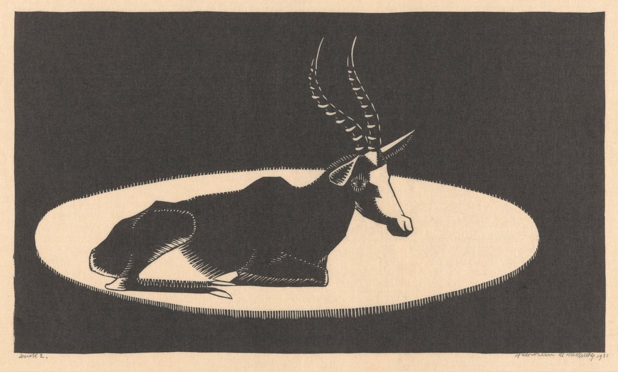 Blesbok by Samuel Jessurun de Mesquita