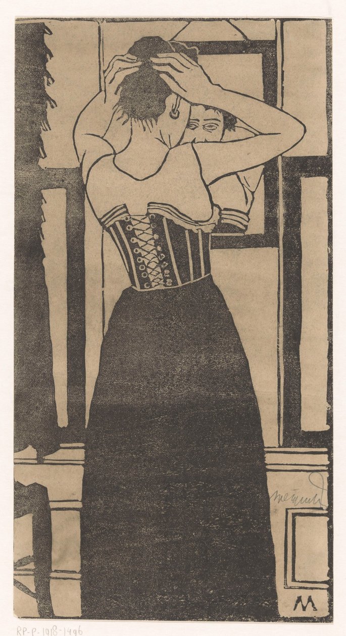 Ayna karşısında by Samuel Jessurun de Mesquita