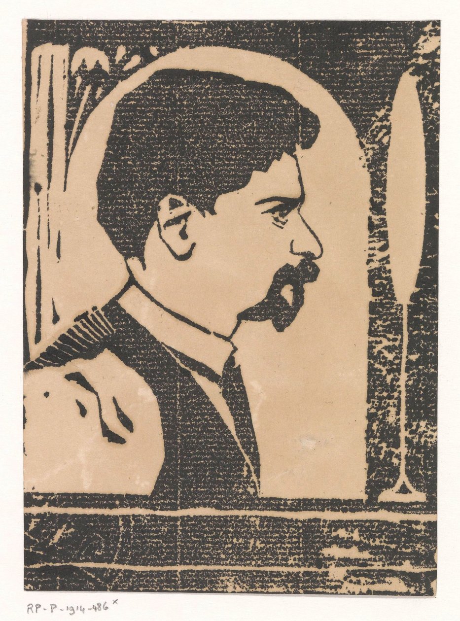kendi portre by Samuel Jessurun de Mesquita