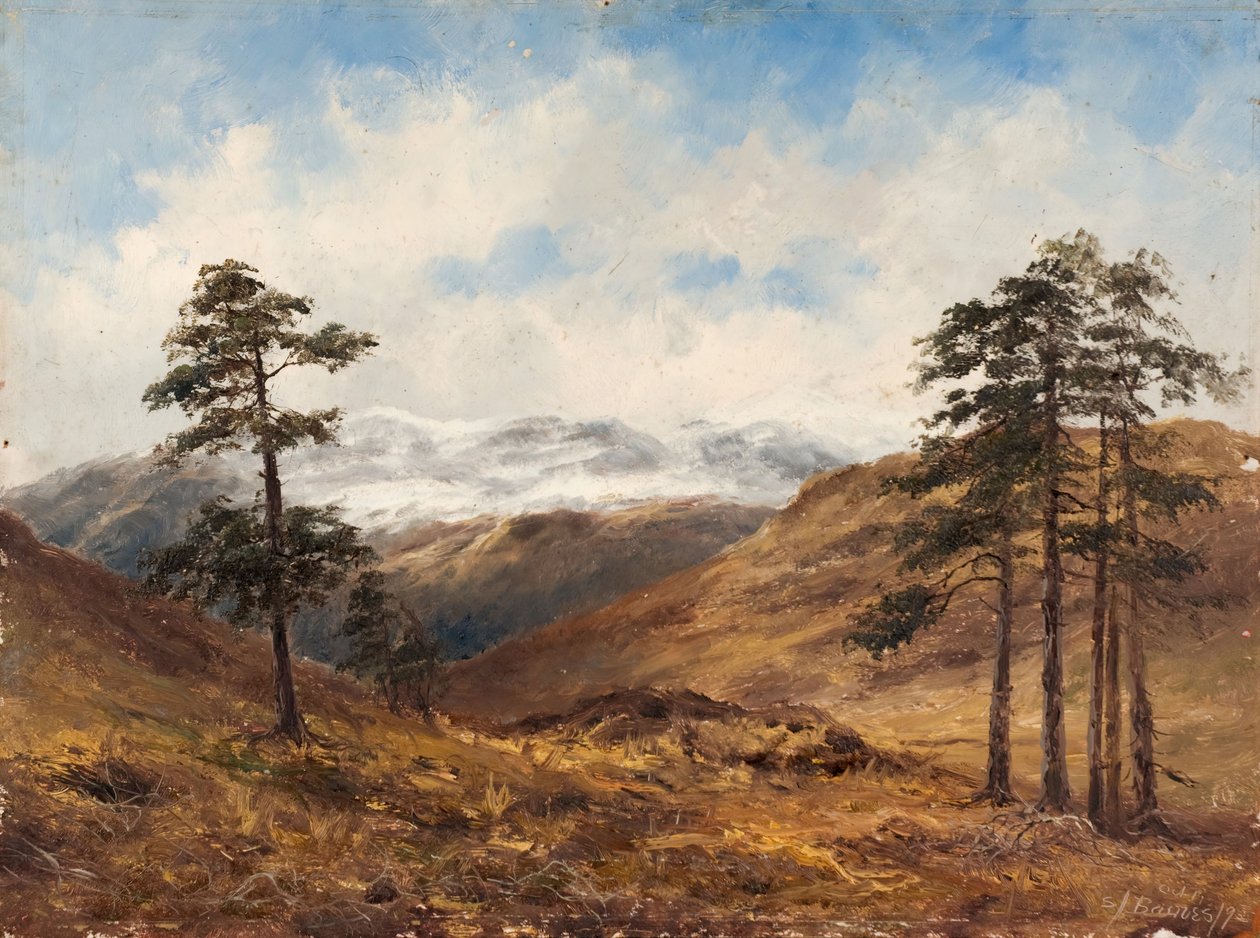 Balmoral yakınlarında, 1893. by Samuel John Barnes