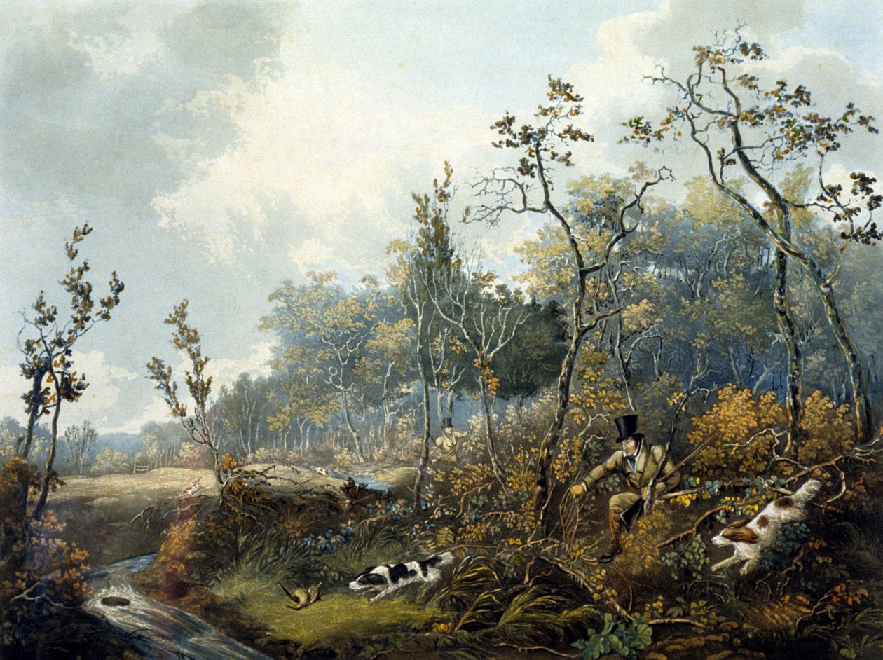 Woodcock Shooting, H.C. Pyall by Samuel John Egbert (after) Jones