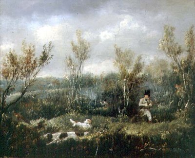 Sülün Çekimi (tuval üzerine yağlı boya) by Samuel John Egbert Jones