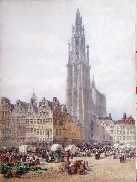 Grande Place, Anvers by Samuel John Hodson