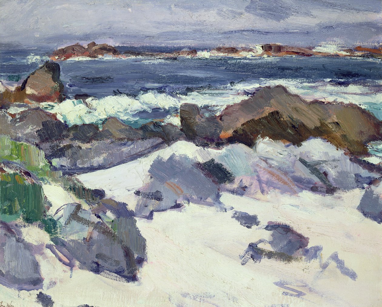 Kayalık Bir Kıyı, Iona by Samuel John Peploe