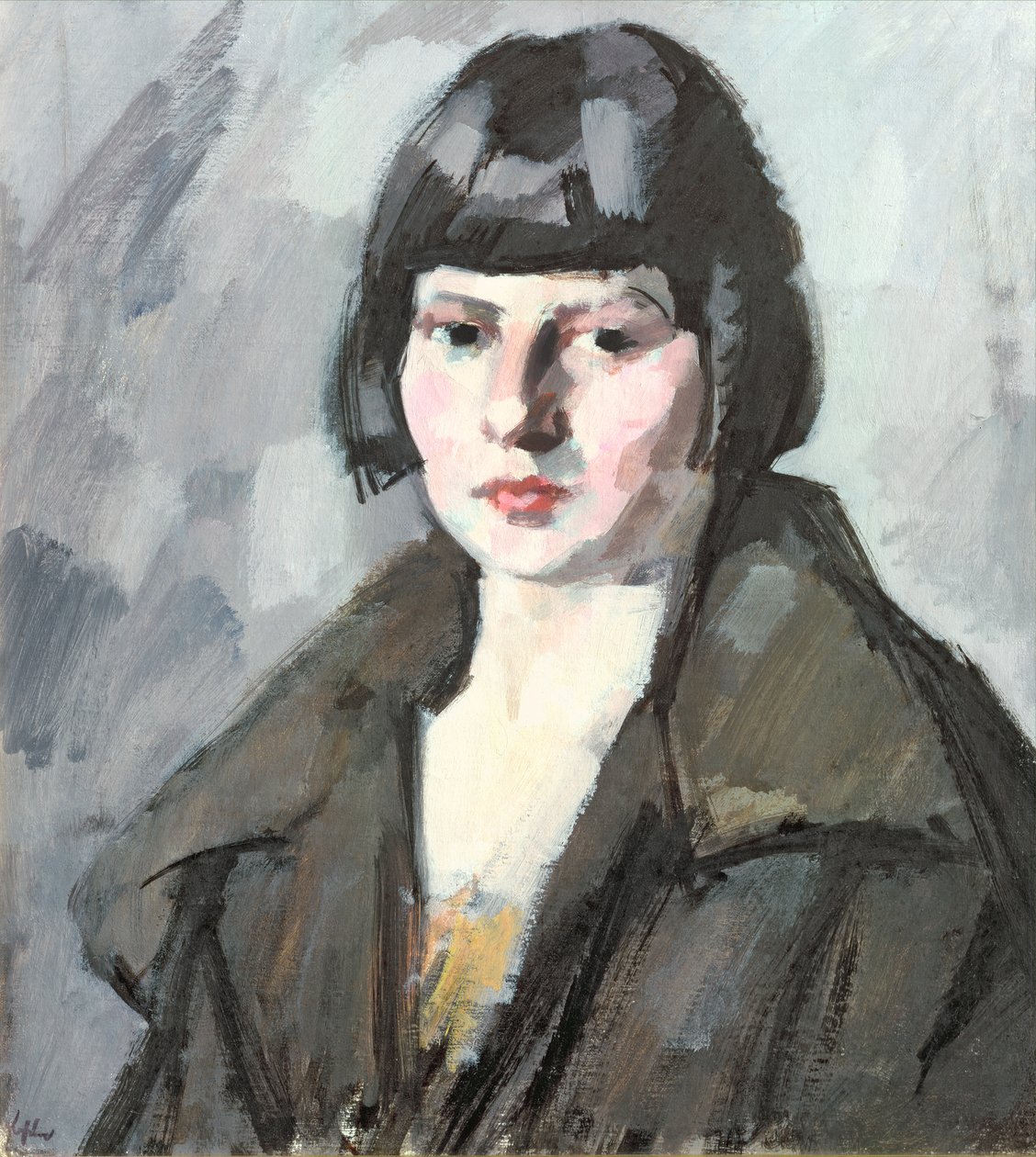 Bir Genç Kızın Başı, c.1920 by Samuel John Peploe