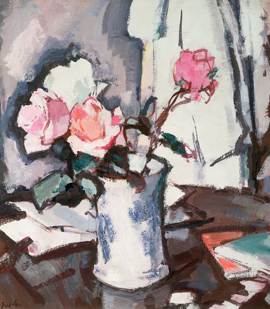 Pembe Güller (yağ) by Samuel John Peploe