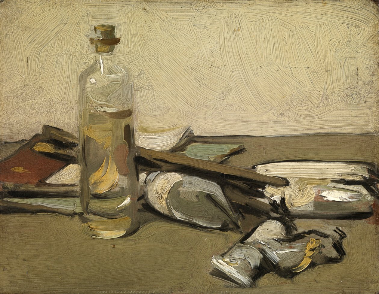 Natürmort: Boya Tüpleri, 1903 dolayları (panel üzerine yağlıboya) by Samuel John Peploe