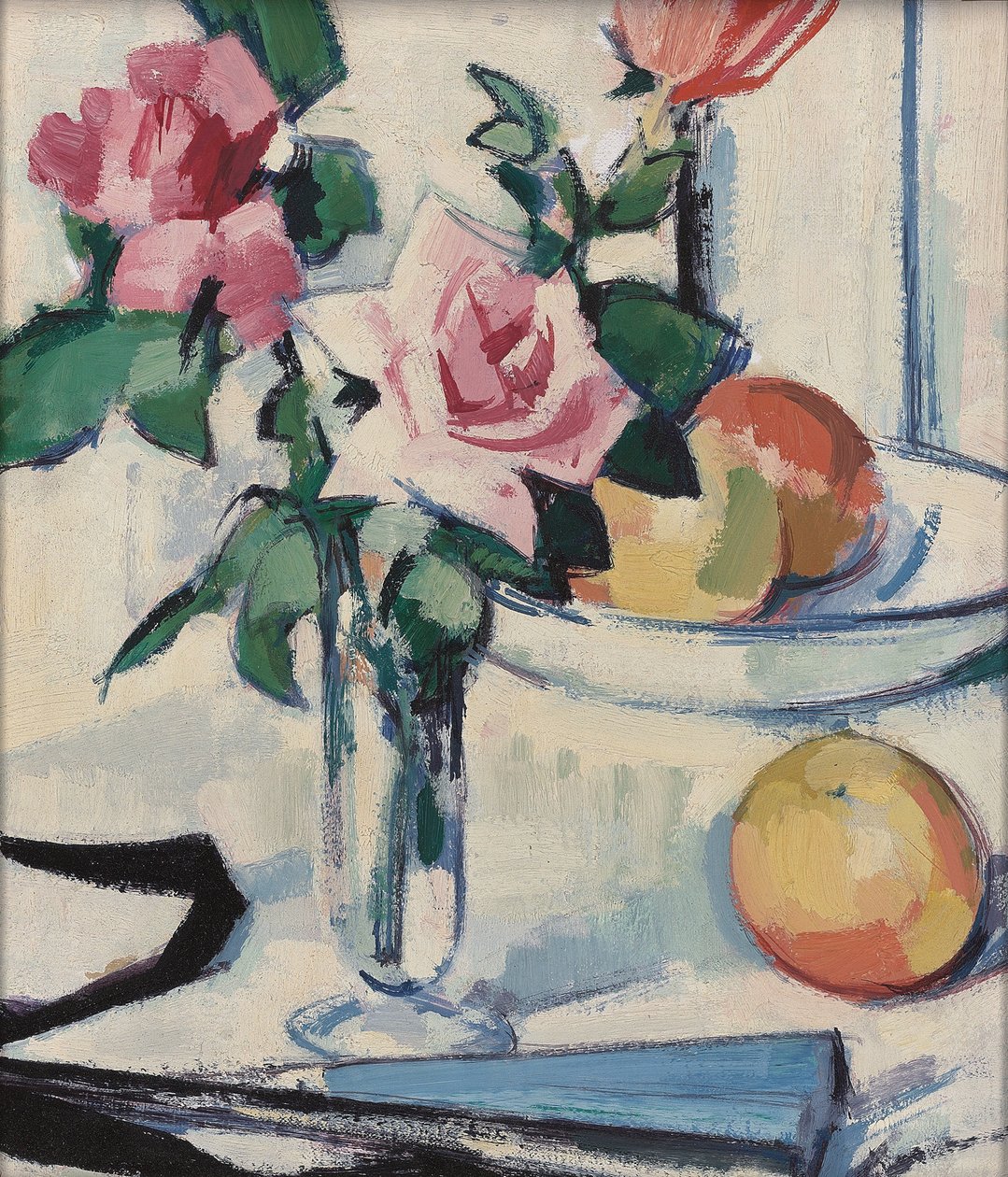 Pembe Güllü Natürmort, by Samuel John Peploe