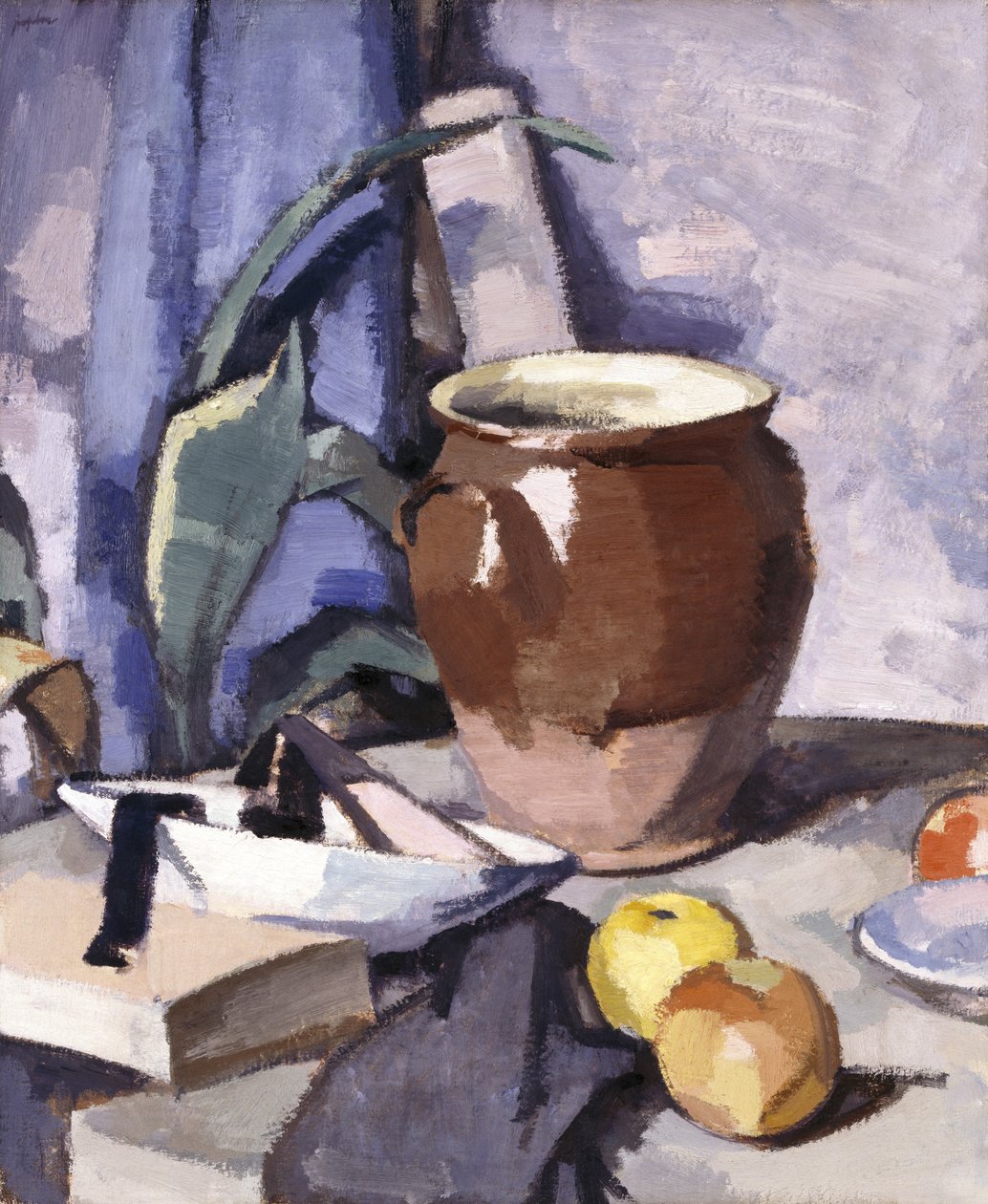 Kahverengi Güveç (tuval üzerine yağlıboya) by Samuel John Peploe