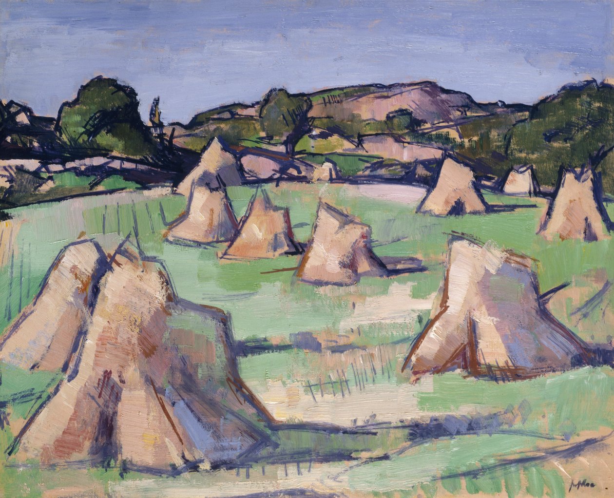 Mısır Tarlası, Douglas Salonu by Samuel John Peploe