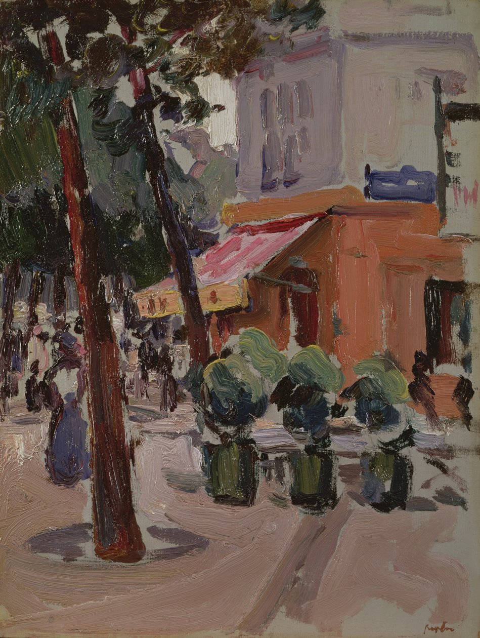 Lüksemburg Bahçeleri (tuval üzerine yağlı boya) by Samuel John Peploe