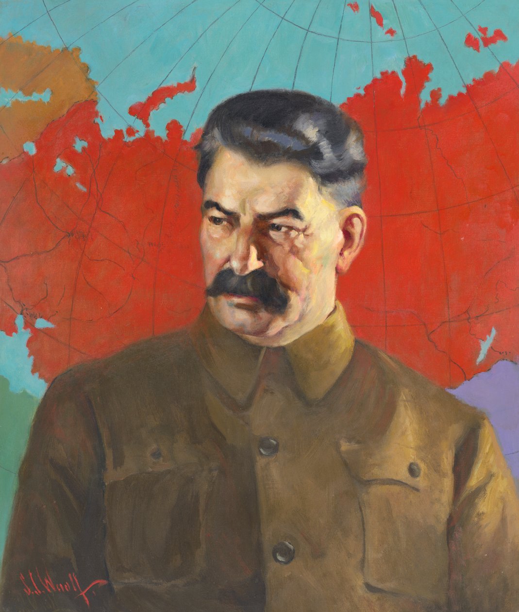 Joseph Stalin, 1937. by Samuel Johnson Woolf