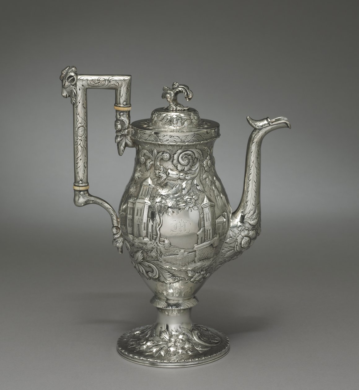 Neo-Rokoko Cezve, c.1840 by Samuel Kirk