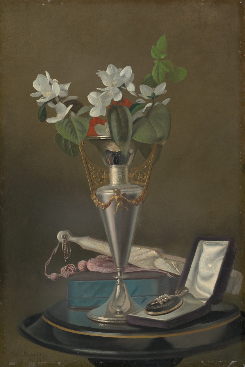 Fanlı ve Sarkıtlı Natürmort, c. 18651875. by Samuel Marsdon Brookes