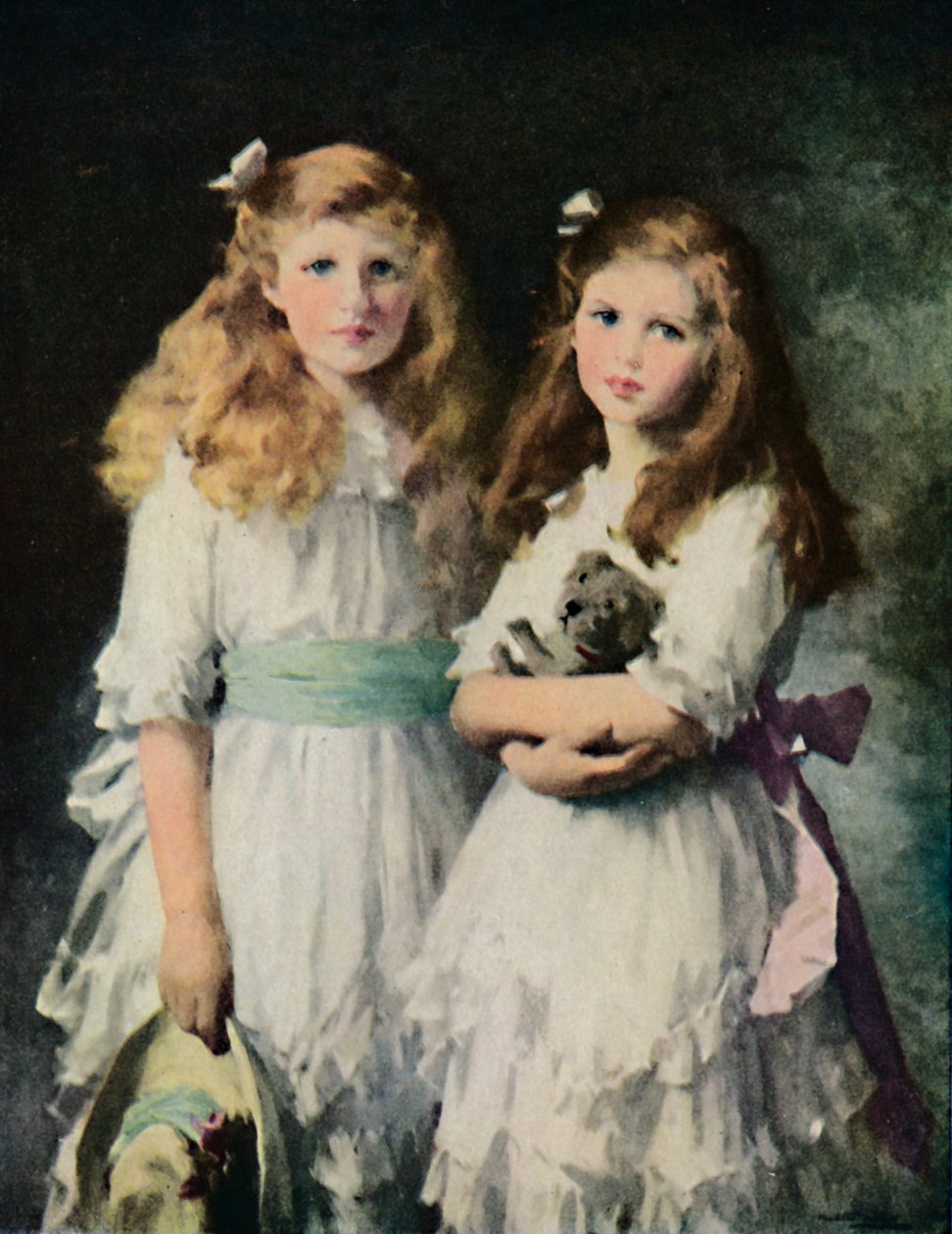 Barbara ve Margaret, 1922. by Samuel Melton Fisher