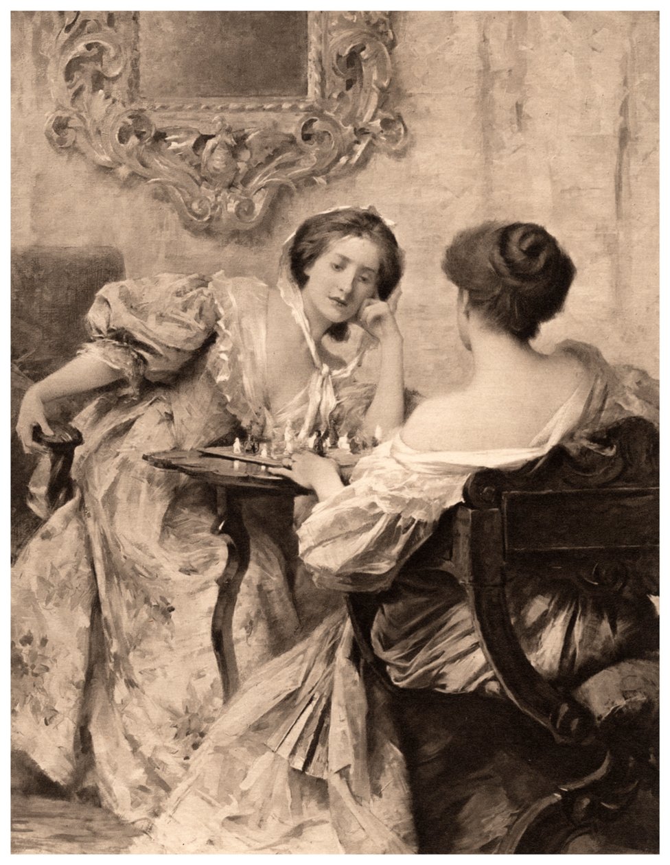 Satranç Oyuncuları, 1903 by Samuel Melton Fisher