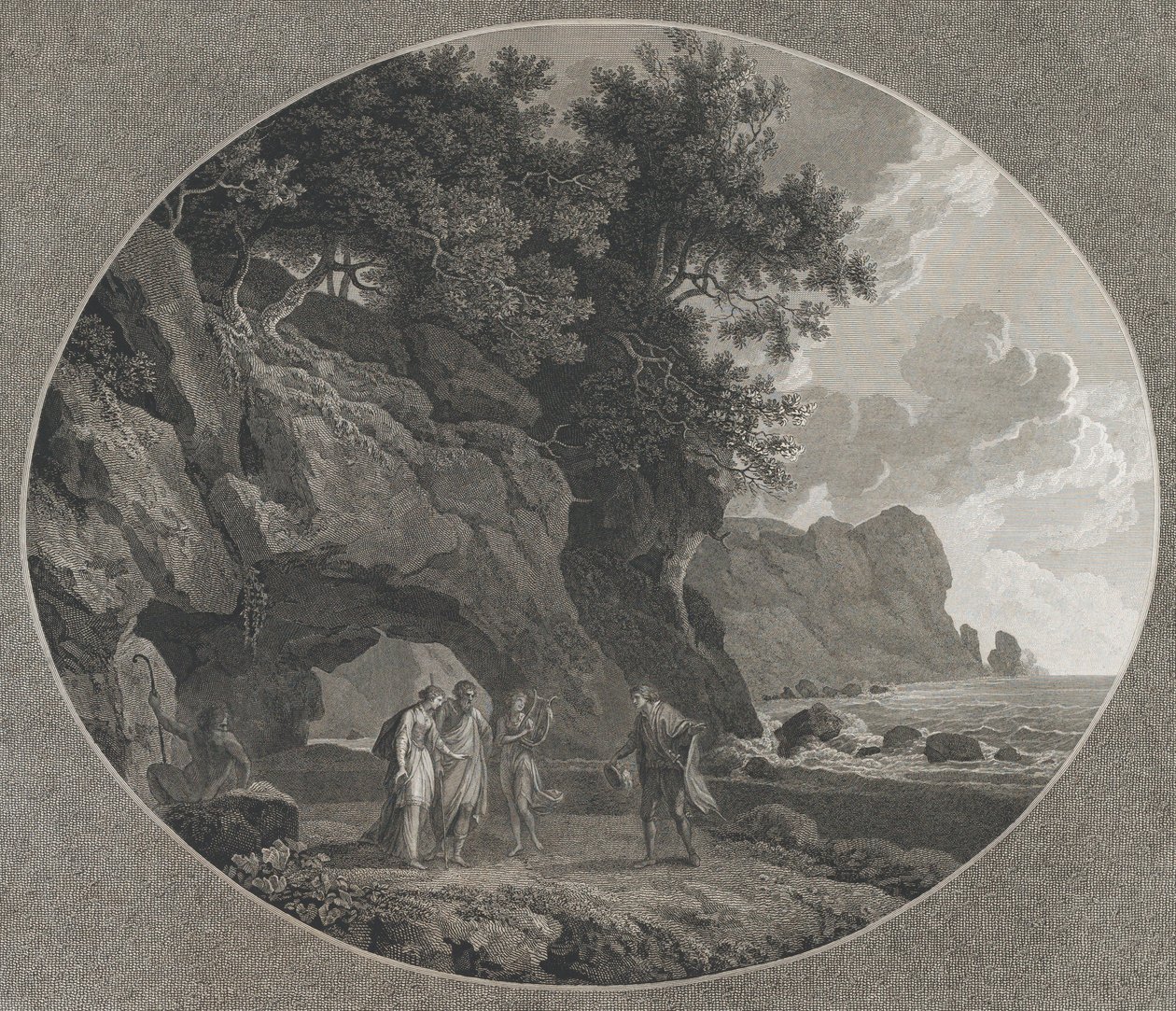Fırtına, I. Perde: Ferdinand ve Miranda, 1788. by Samuel Middiman