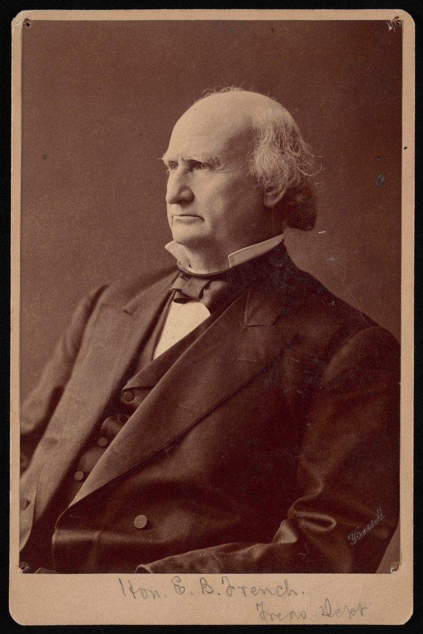 Ezra Bartlett Fransız Portresi 1810-1880, 1870'ler. by Samuel Montague Fassett