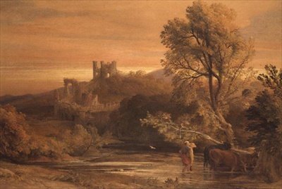 Dereyi Geçen Sığır by Samuel Palmer