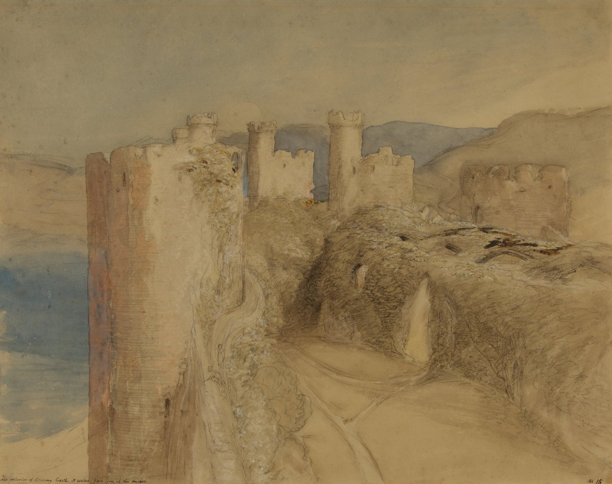 Conway Kalesi by Samuel Palmer