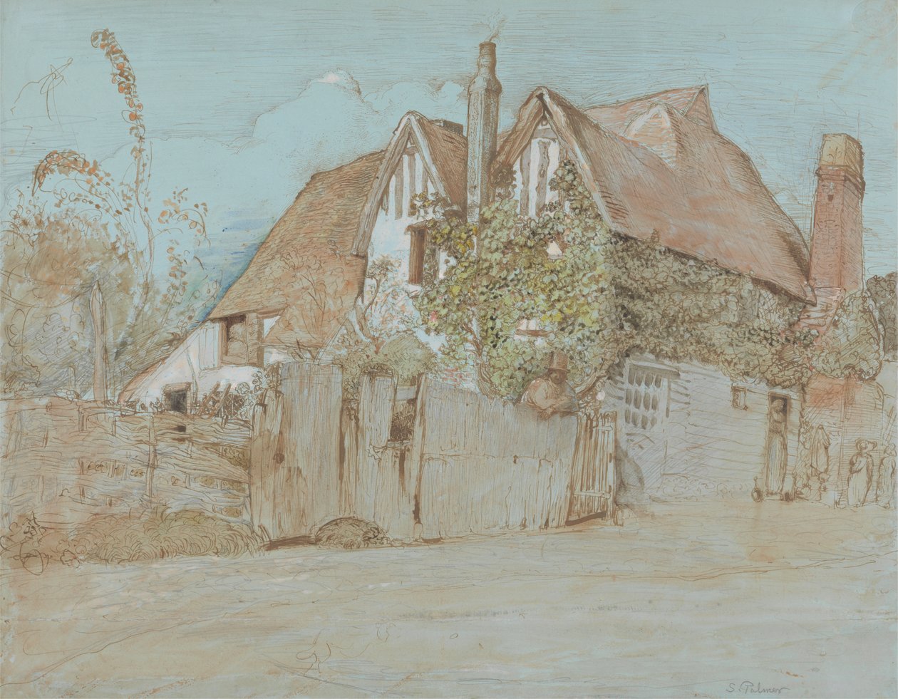 Sarmaşık Kulübesi, Shoreham by Samuel Palmer