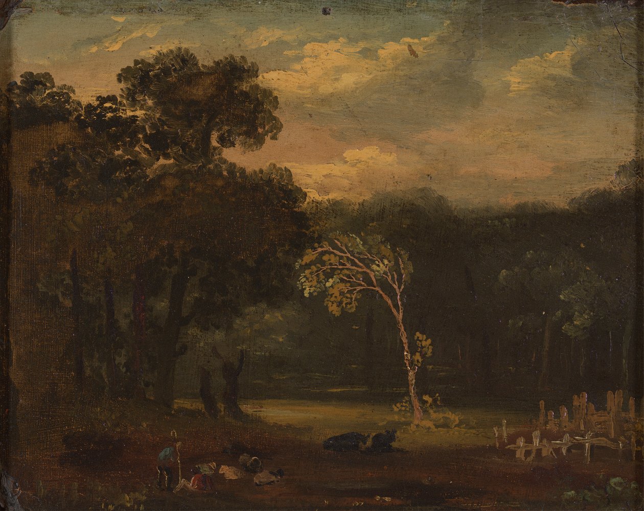 Sion Park'ta Doğadan Eskiz by Samuel Palmer
