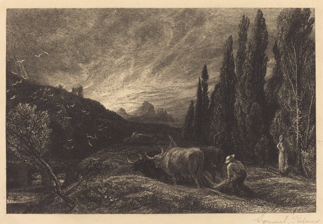 Erken Pullukçu by Samuel Palmer