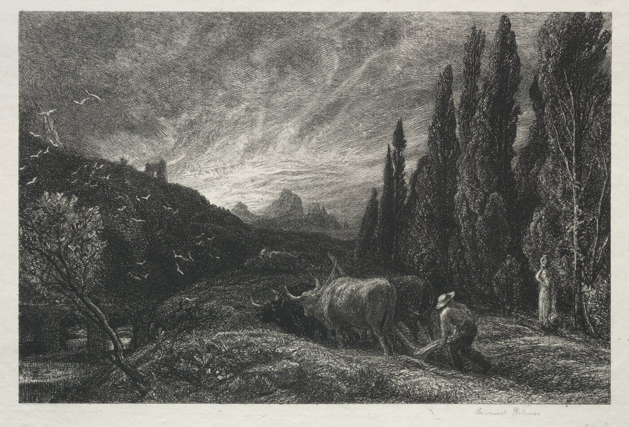 Erken Pullukçu by Samuel Palmer