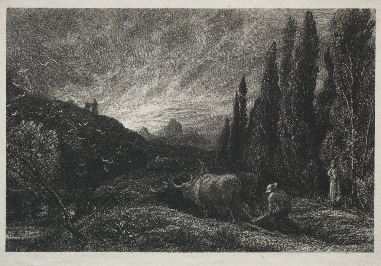 Erken Pullukçu by Samuel Palmer