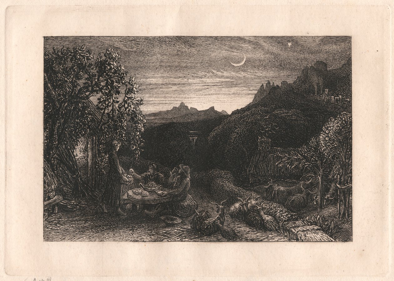 Eve Dönüş Yıldızı by Samuel Palmer