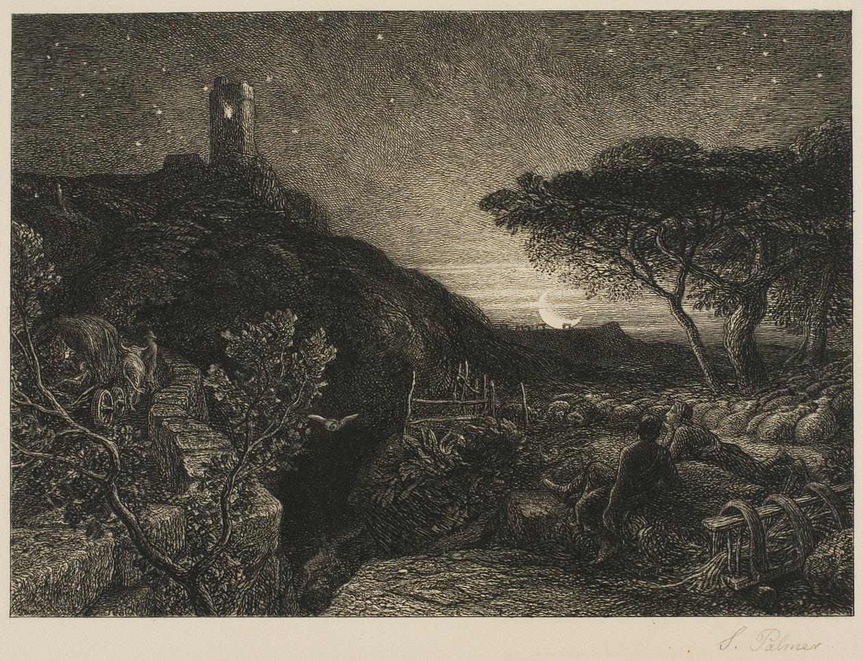Yalnız Kule by Samuel Palmer