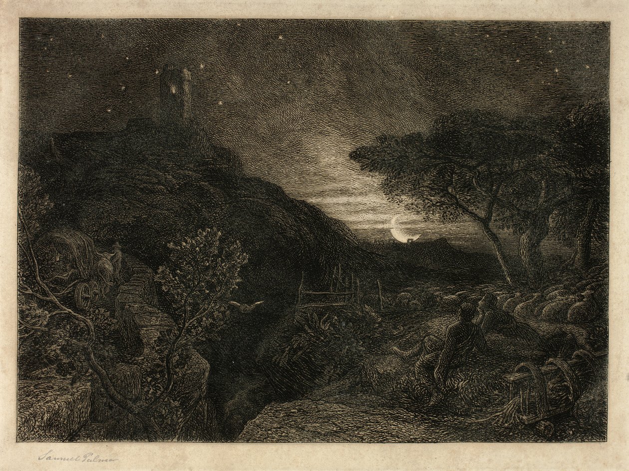 Yalnız Kule by Samuel Palmer