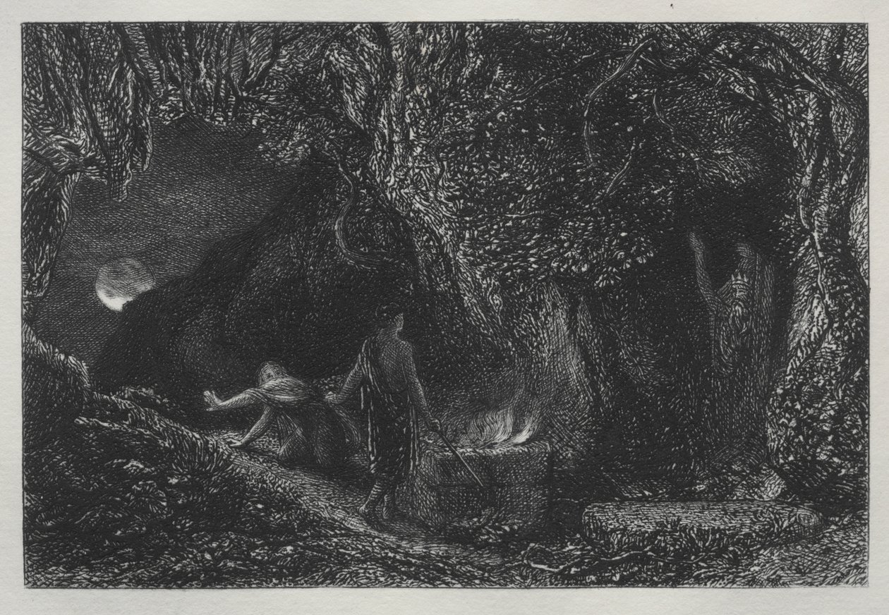 mezar by Samuel Palmer