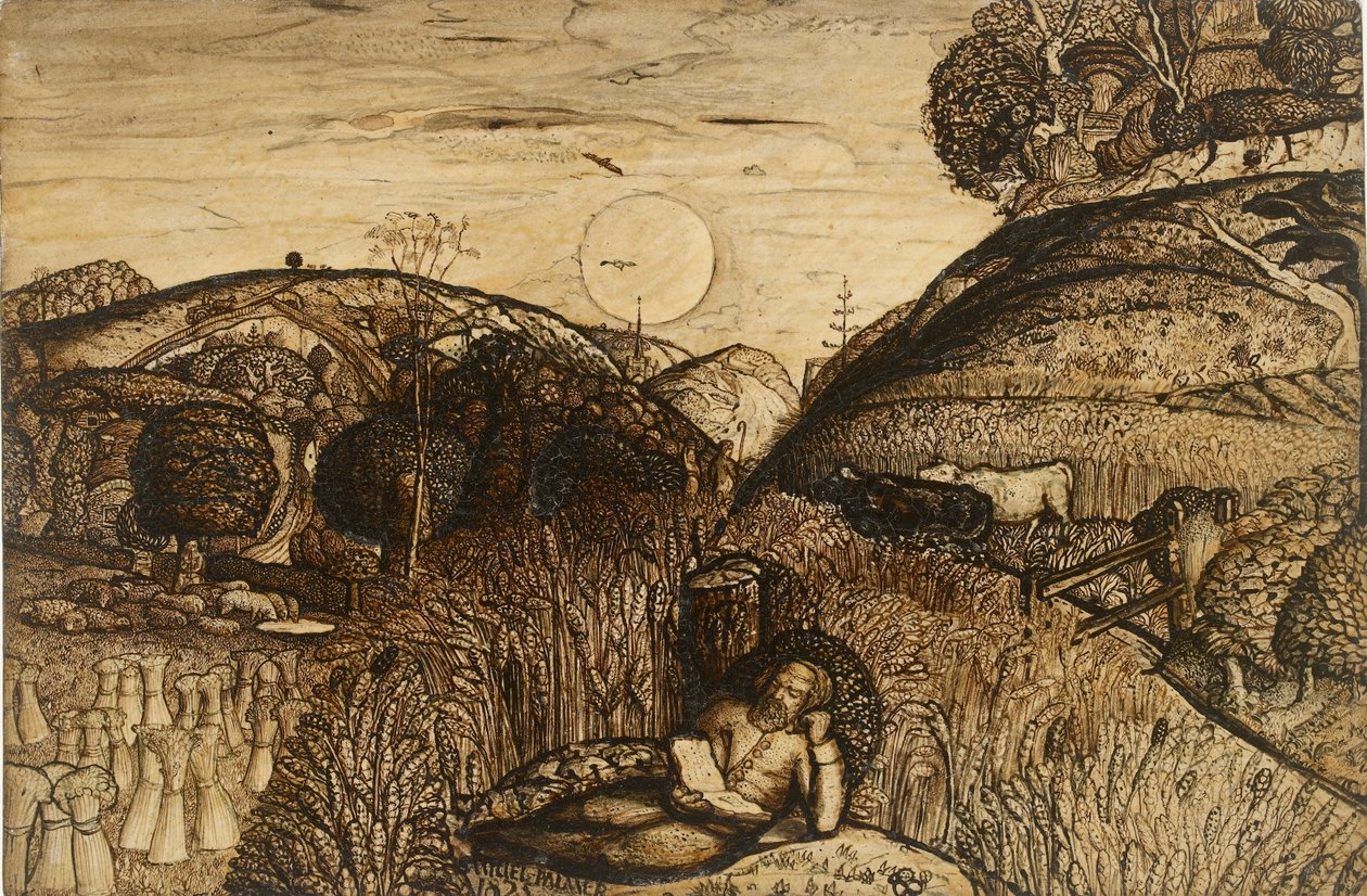 Mısırlı Kalın Vadi, 1825. by Samuel Palmer