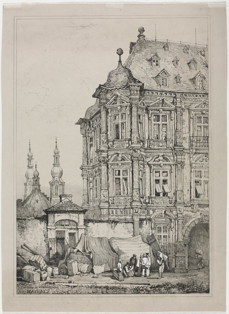 Martinsburg Kalesi, Mainz, Almanya by Samuel Prout