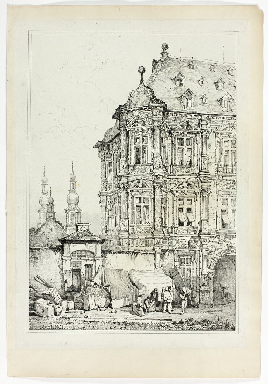 Martinsburg Kalesi, Mainz by Samuel Prout