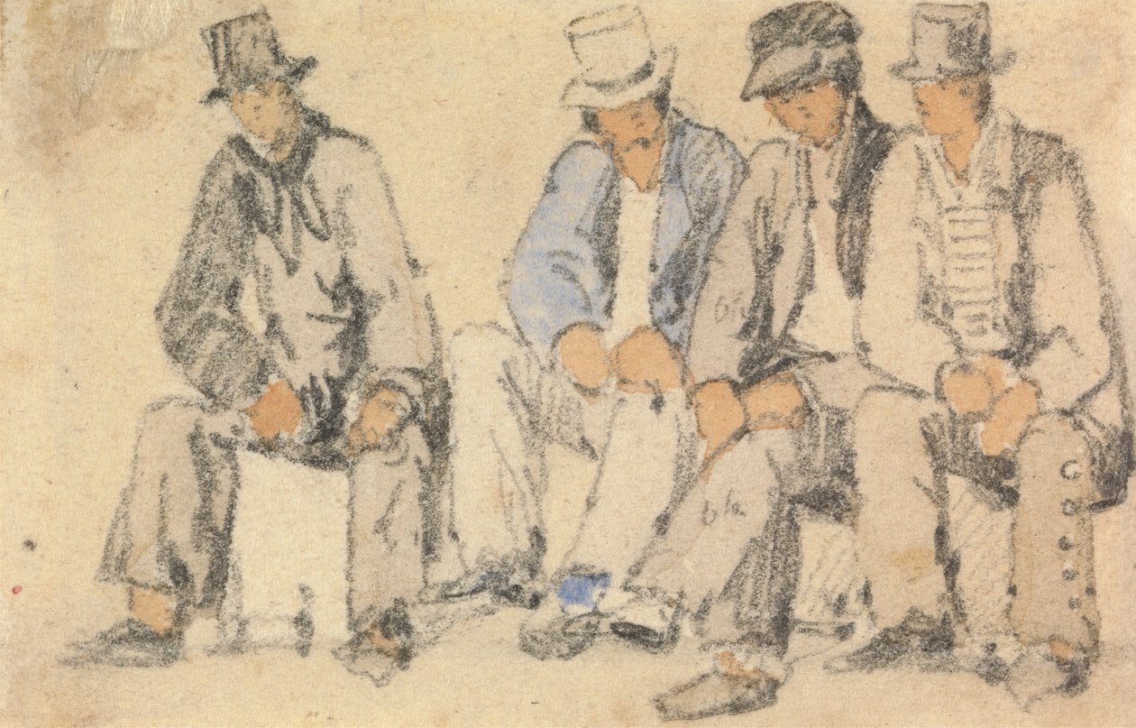Dört Kişilik Adam Grubu by Samuel Prout