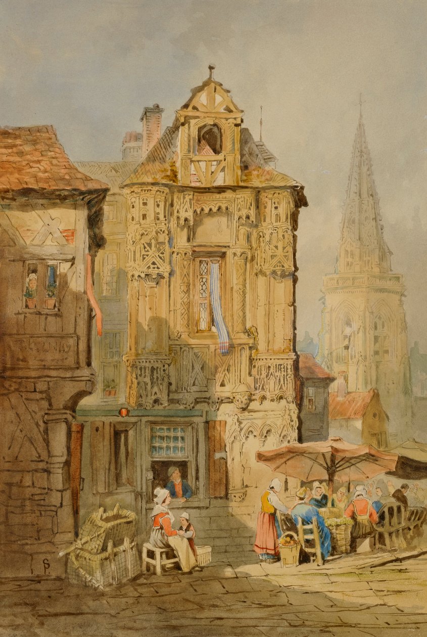 19. yüzyılın başlarında Brugge