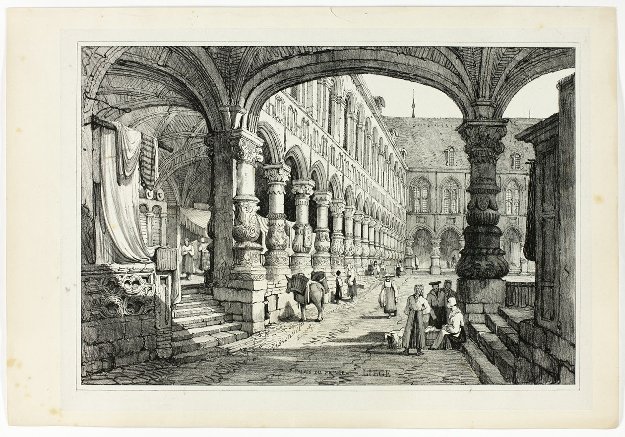 Prens Sarayı, Liege by Samuel Prout