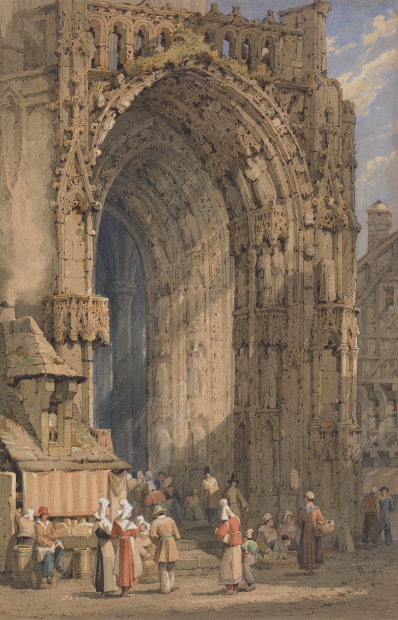 Sundurma, Reims Katedrali by Samuel Prout
