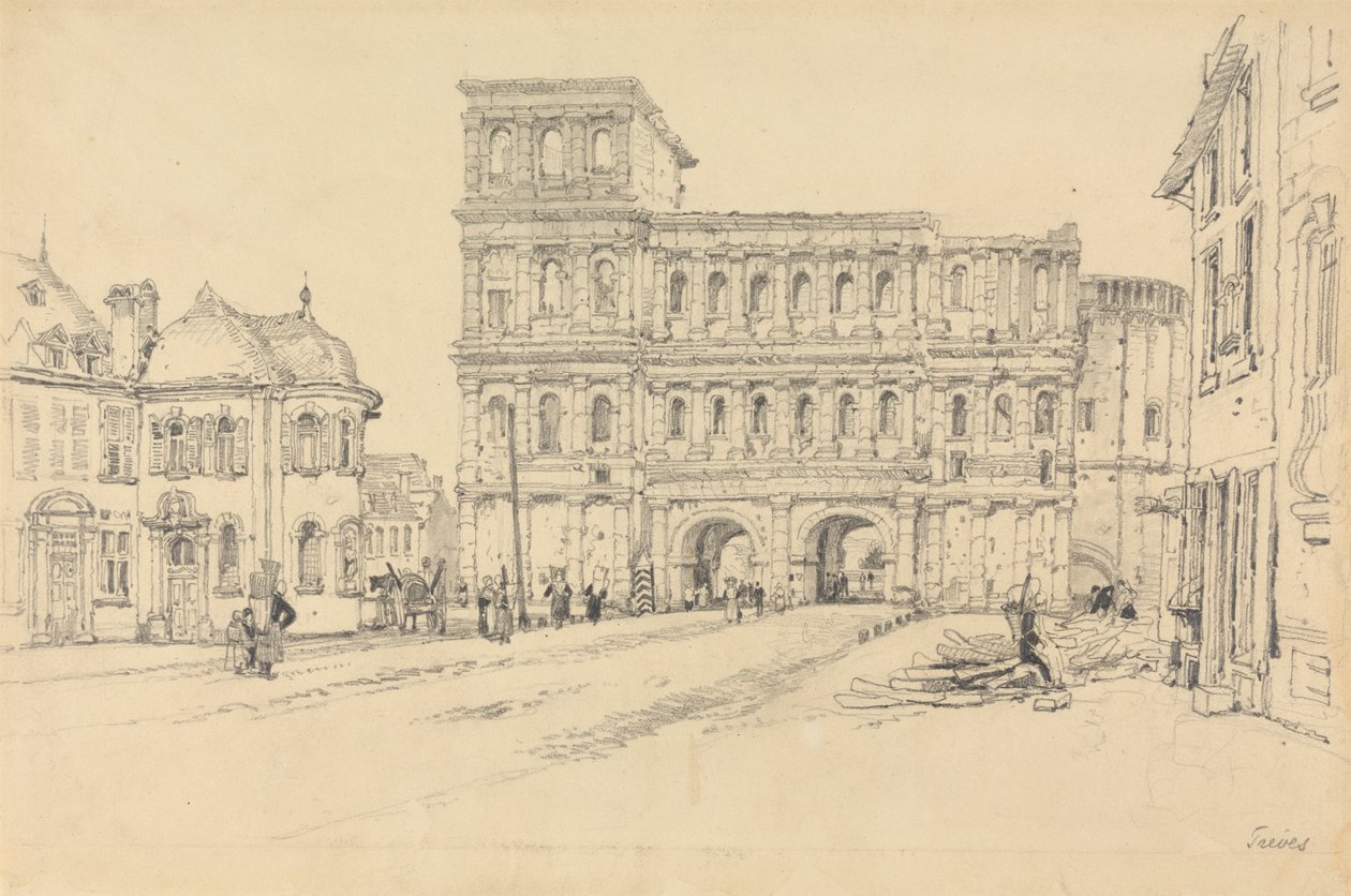 Porta Nigra, Trier by Samuel Prout