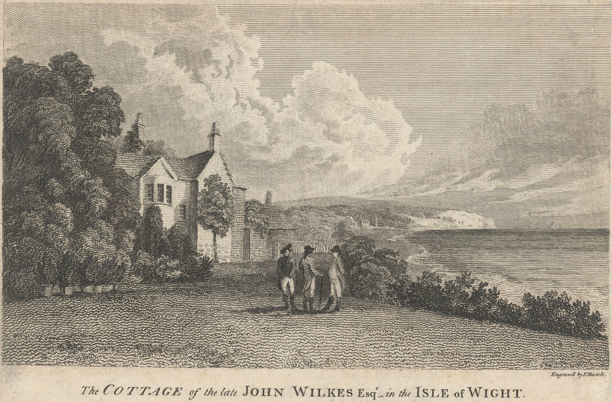 Wight Adası'ndaki müteveffa John Wilkes, Esquire'ın Kulübesi; sayfa 94 (Üçüncü Cilt) by Samuel Rawle