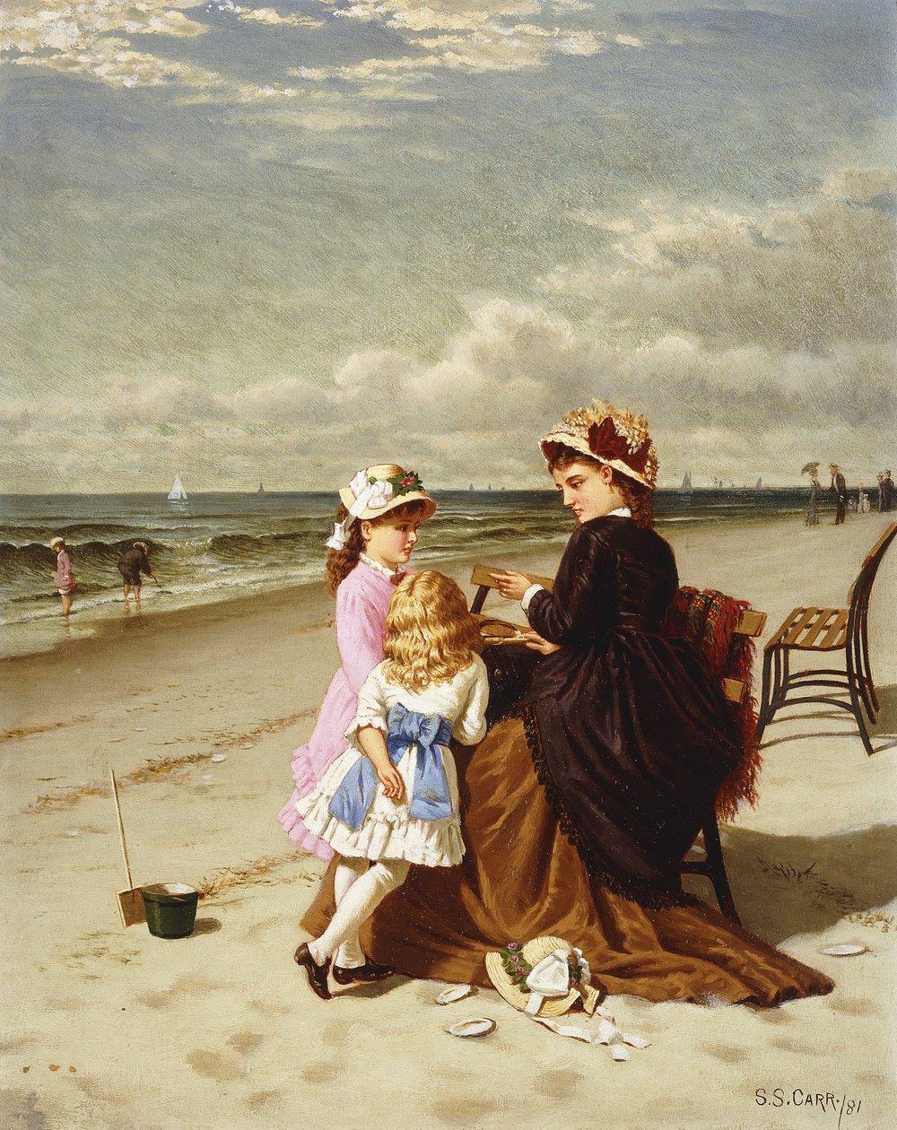 Deniz Kıyısında, 1881 by Samuel S. Carr