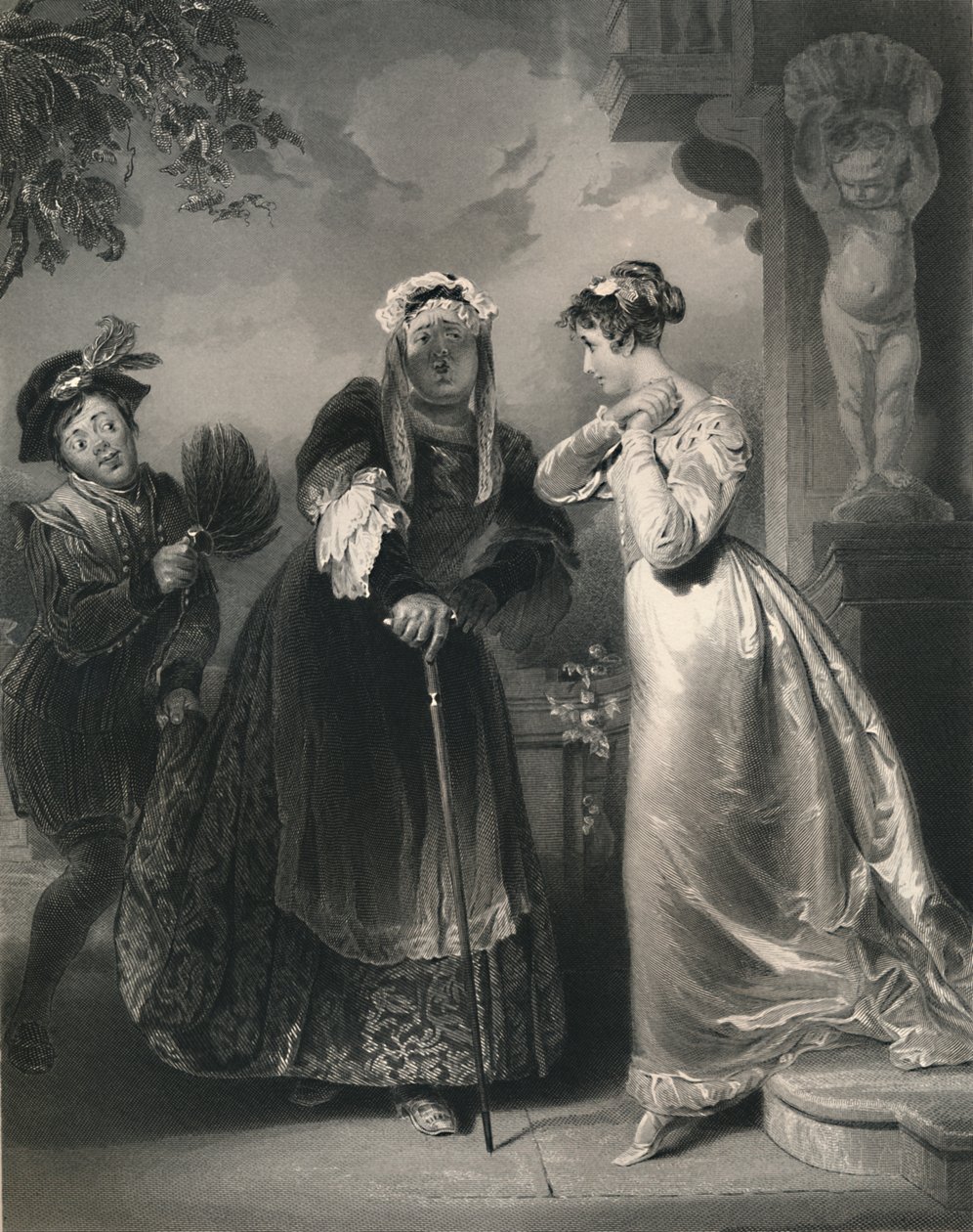 Juliet ve Hemşire Romeo ve Juliet, c1870 by Samuel Sangster