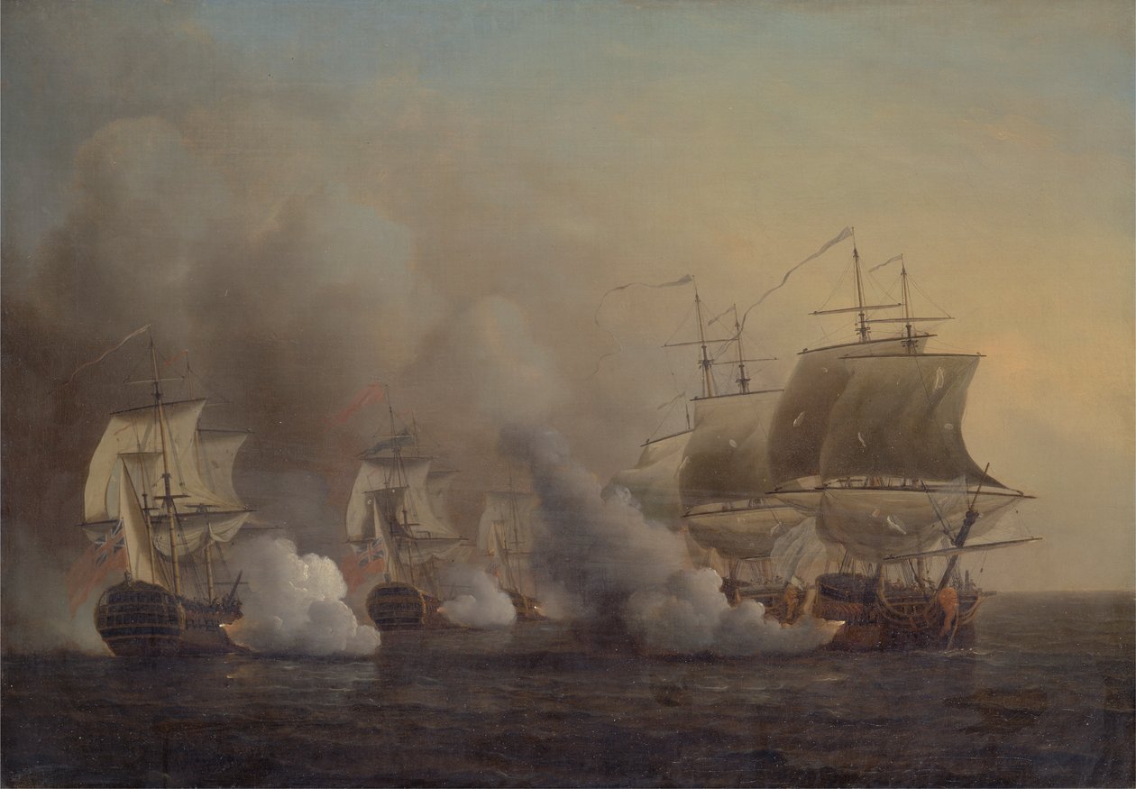 Ümit Burnu açıklarında eylem by Samuel Scott