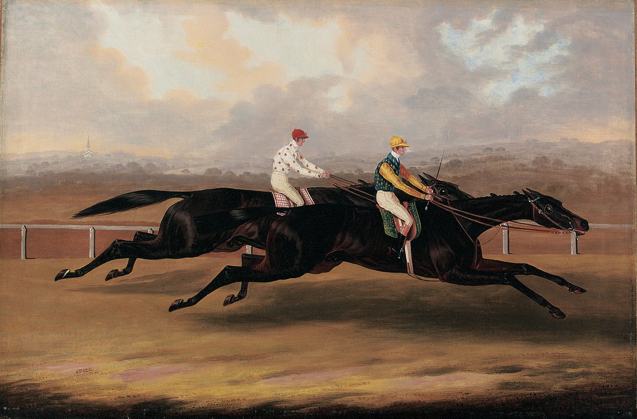 Uçan Hollandalı ve Voltigeur Büyük Maç Yarışını Yürütüyor by Samuel Spode