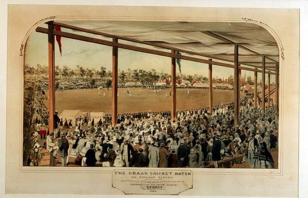 Büyük Kriket Maçı: New South Wales'in Yirmi İki'sine karşı All England Eleven by Samuel Thomas Gill