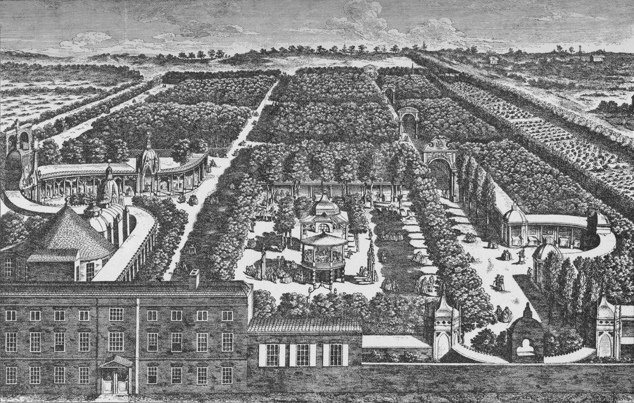 Vauxhall Bahçelerinin Genel Bir Beklentisi, c1756, 1912 by Samuel Wale